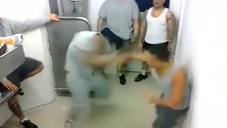 Prison fight