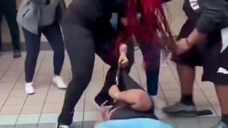 Fat ass losing a fight