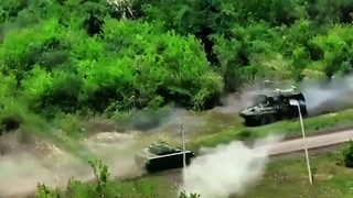 BTR 80 meets Bradley IFV