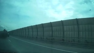 A highway speeder loses control