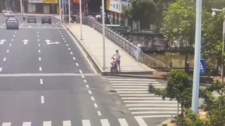 How Did The Driver Not See The Guy With The Scooter?