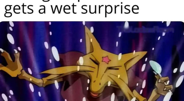 A Wet Surprise