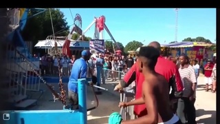 Amusement park fight