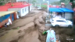 A flood in China