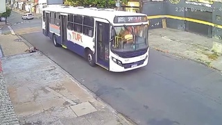 Grandpa got clipped by a bus