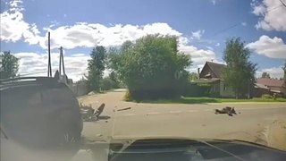 A car turns in front of a motorcyclist and kills him