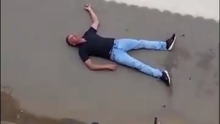 Knocked-out and run over