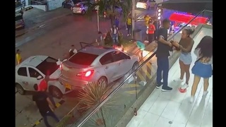 A drunk driver runs over a lady