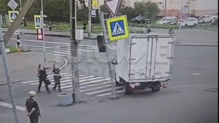 Woman receives a sign from above