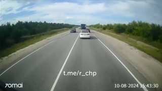 A car loses control and goes for a spin