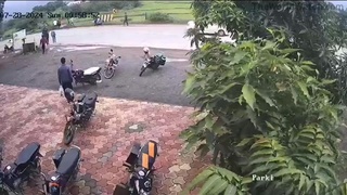 Motorcyclist Flips In The Air