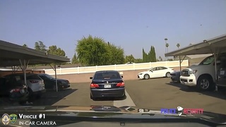 Police Shoot Carjacker Trying to Jump Wall