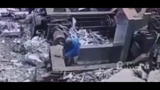 Dumb worker crushed