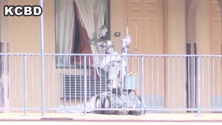 Barricaded Man Arrested by Robot