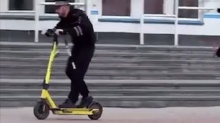 Russian police chase