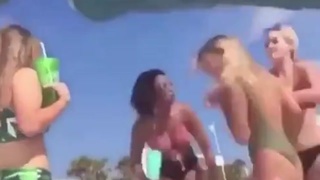 Fight at beach