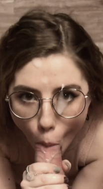 Nerd Slut Facialized