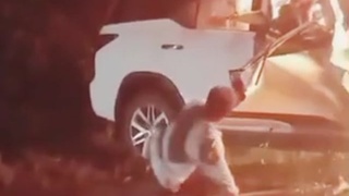 Man Burns Up In Car