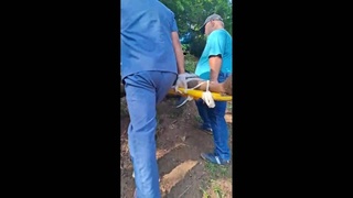 Brazilian man injured with machete was stabbed while being rescued