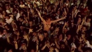 Best fan at the red hot chili peppers concert…..the most overrated band ever by the way