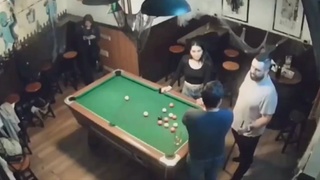 Shooting pool