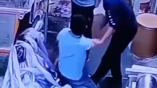 Factory worker sucked into machine