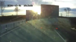 Accident on the motorway in Minsk