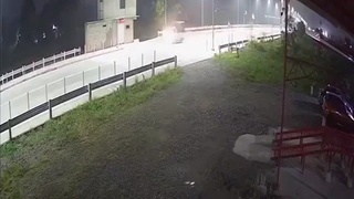 Motorcycle Stunt Faceplant and Aftermath