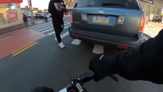 Cyclist vs Jaywalker