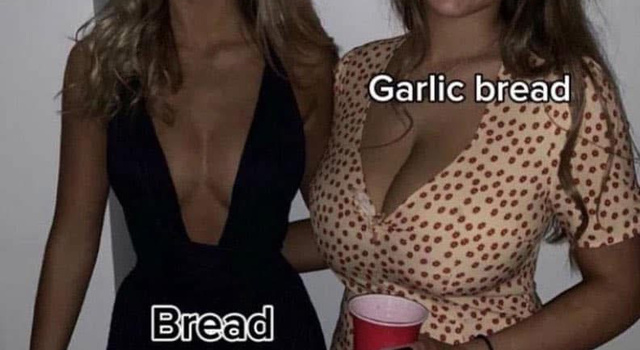 Bread vs. Garlic Bread