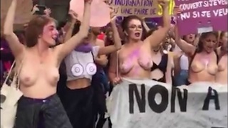 Foreign protest are the breast ones