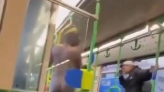 Nude farting  African Kicked Off the Train in easternAustralia