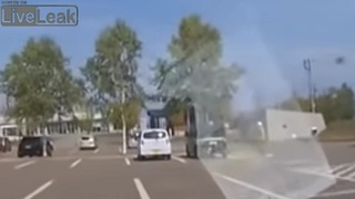 Dashcam from the border between Russia and China