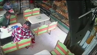 It was a quiet day at the Deli