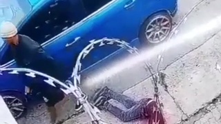 off duty cop vs car thief