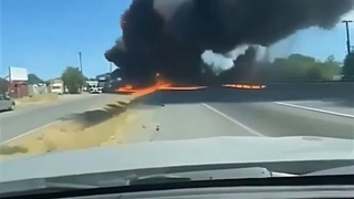 A plane helping to extinguish fires crashes