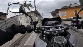 Police on Motorcycles Bring Justice with Gunfire