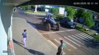 Tractor vs. Woman