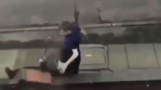 Home invader removes wall with face