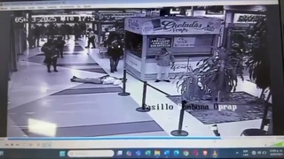 pistol whipped + shot at the same time