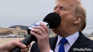 Here's what you didn't see in the edited video of Donald Trump getting hit with the reporter's microphone.