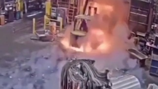 Melting factory incident