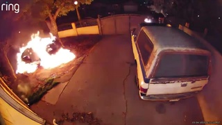 Arsonist Catches Fire