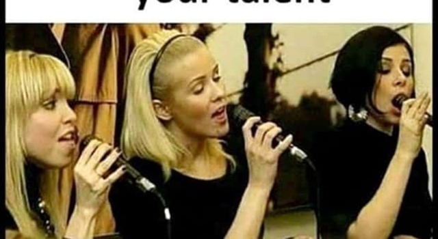 when singing is not your