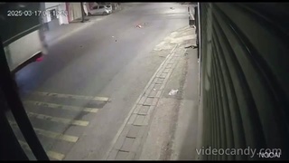 Biker's Leg Ripped Off