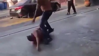 Bro got knocked out like three times