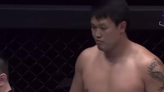 MMA kick in the nuts