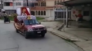 Explosion on religious ceremony