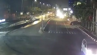 Flying Car From Unfinished Motorway