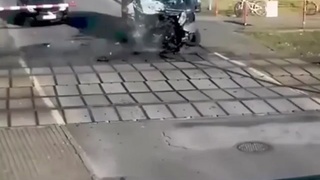 Van tries to sneak past